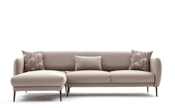 Ugaona sofa-krevet Venus L - krema