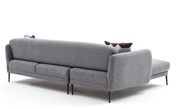 Ugaona sofa-krevet Venera L - Siva