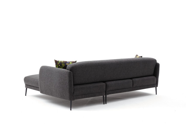 Ugaona sofa-krevet Venera R - antracit