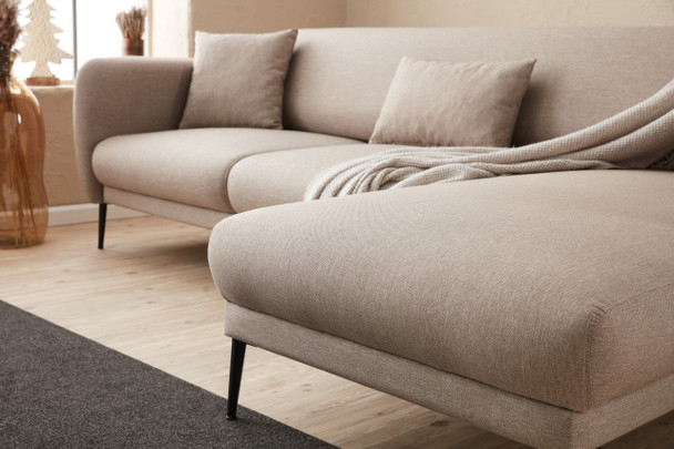 Ugaona sofa-krevet Venus R - krema