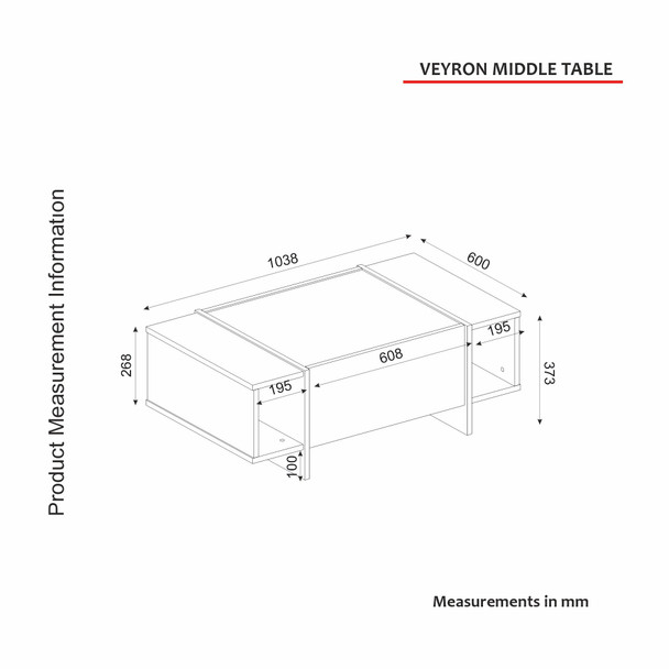 Garnitura namještaja za dnevni boravak Veyron set 2