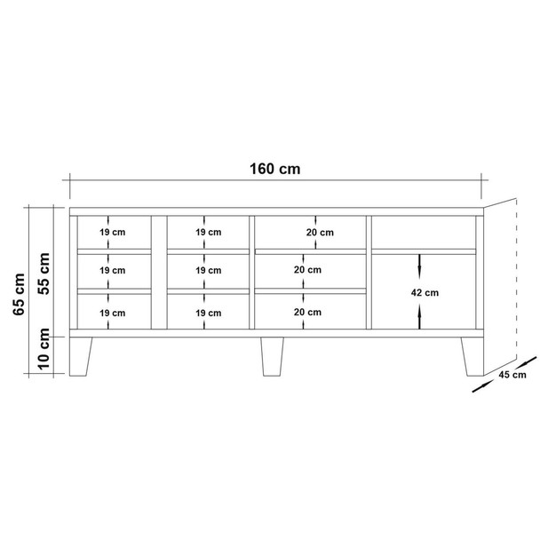 TV stalak Marina Mila - 757