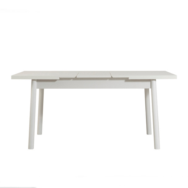 Produživi set stolova i stolica (4 komada) Santiago bijela-Soho siva