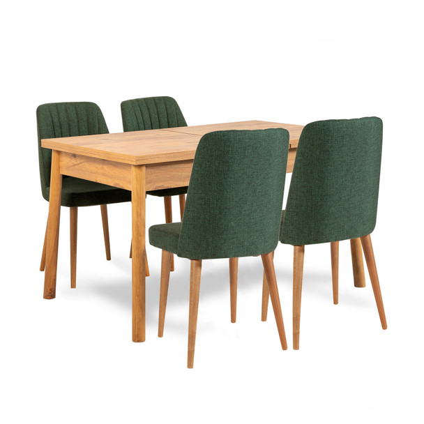 Produživi set stolova i stolica (5 komada) Santiago Atlantic Green