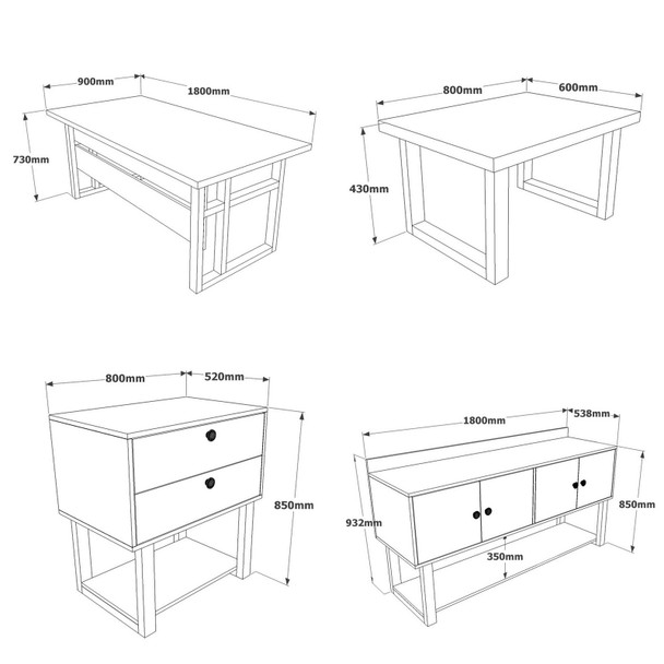 Set uredskog namještaja MN10-BA