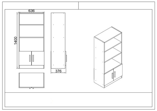 Set uredskog namještaja VO17-W