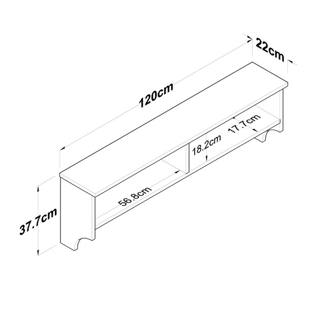 Zidna polica  AF101 - 2446