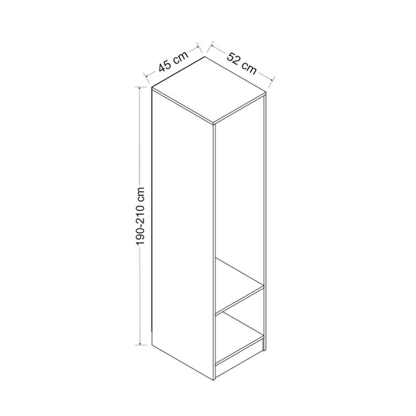 Ormar Kelj 210 - Antracit