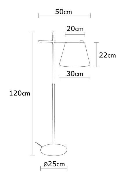 Podna lampa Assos - N-715