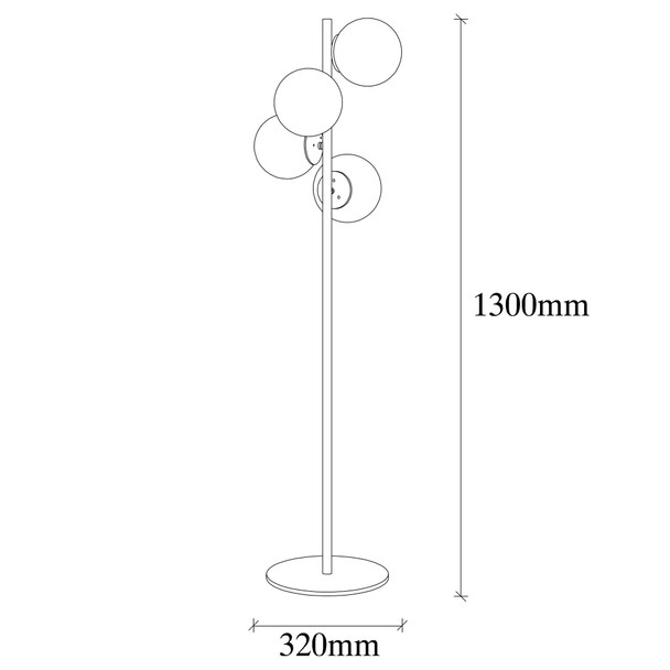 Podna lampa Faze - NT - 115