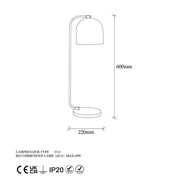 Stolna lampa Epika - 12246