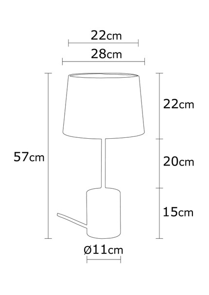 Stolna lampa Magnezija - N-778