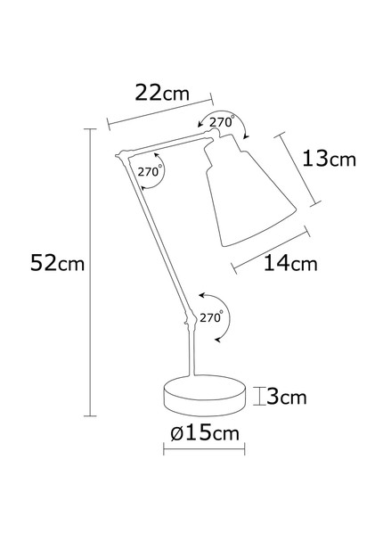 Stolna lampa Manavgat - N-591