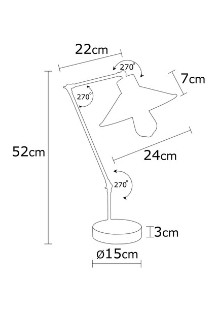 Stolna lampa Manavgat - N-602