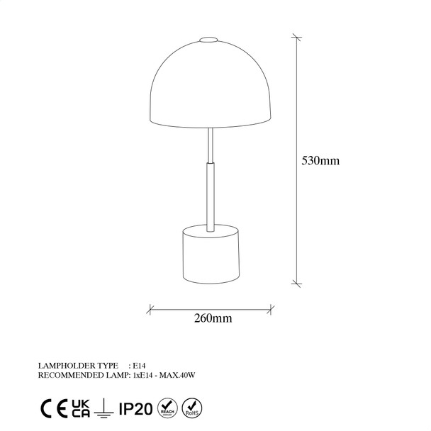 Stolna lampa Mješovito - 11497