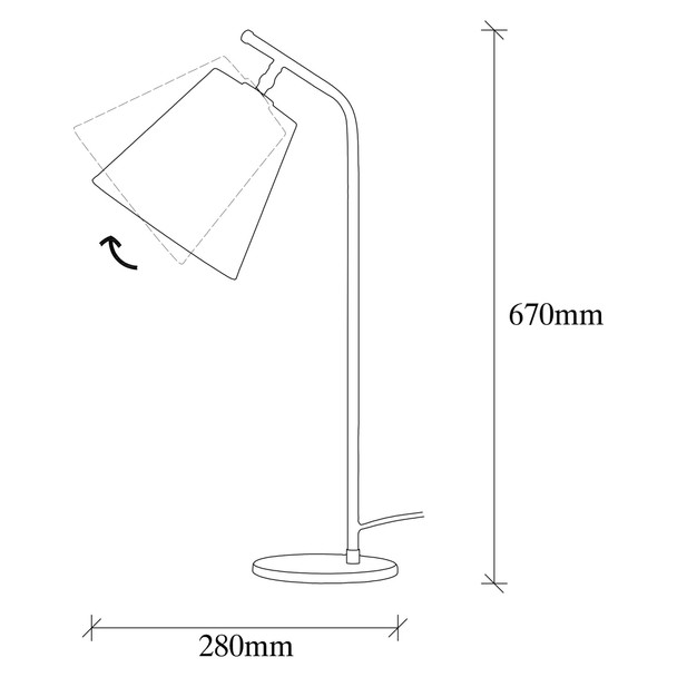 Stolna lampa Salihini - MR-623