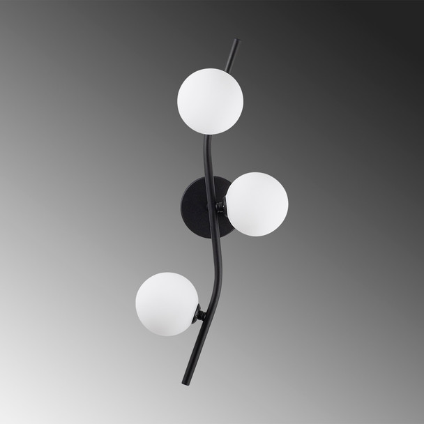 Zidna lampa 7146 - Crna