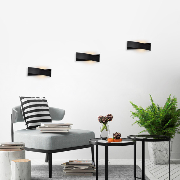 Zidna lampa 7156 - Crna