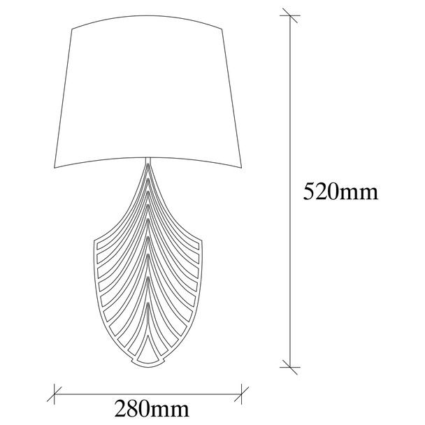 Zidna lampa Asaf - 6987