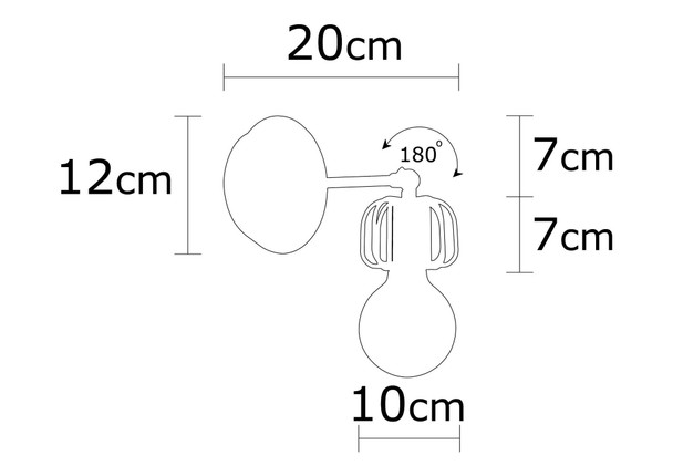 Zidna lampa Demre - N-1206