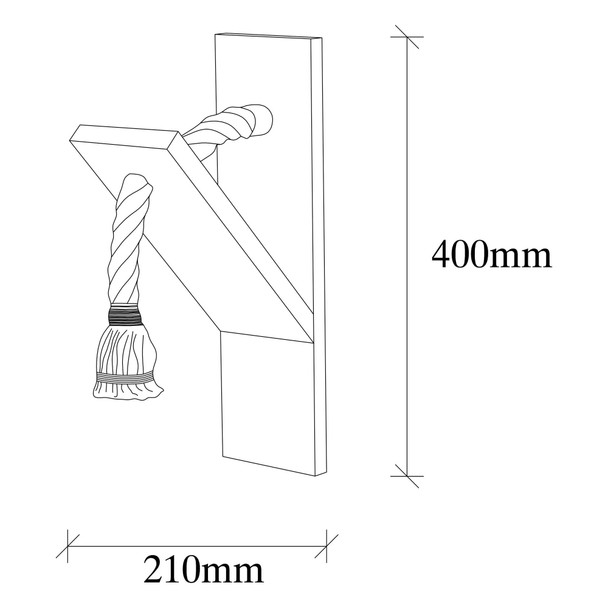 Zidna lampa Erebos - 115-A