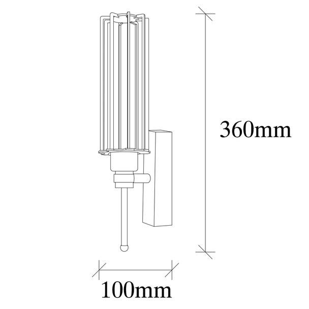 Zidna lampa Fellini - MR - 876