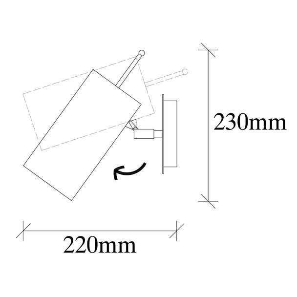 Zidna lampa Kem - 6382