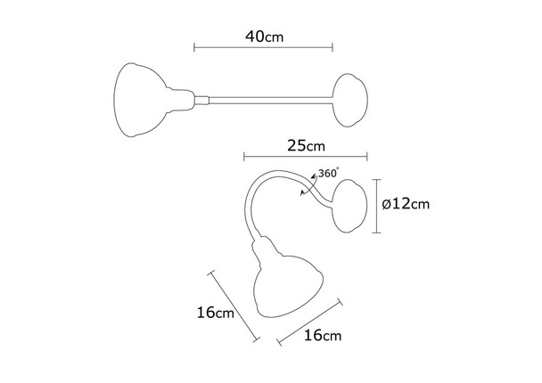 Zidna lampa Kumluca - N-525