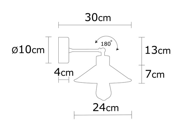 Zidna lampa Manavgat - N-628