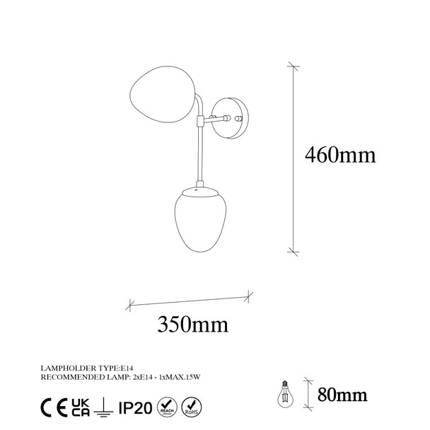 Zidna lampa Ns - 10685