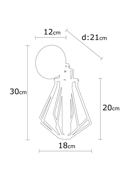 Zidna lampa Oylat - N-1042