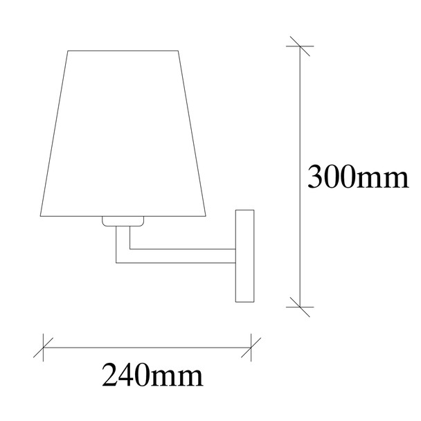 Zidna lampa Profil - 4652
