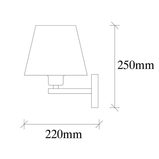 Zidna lampa Profil - 4661