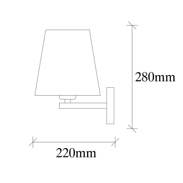 Zidna lampa Profil - 4664