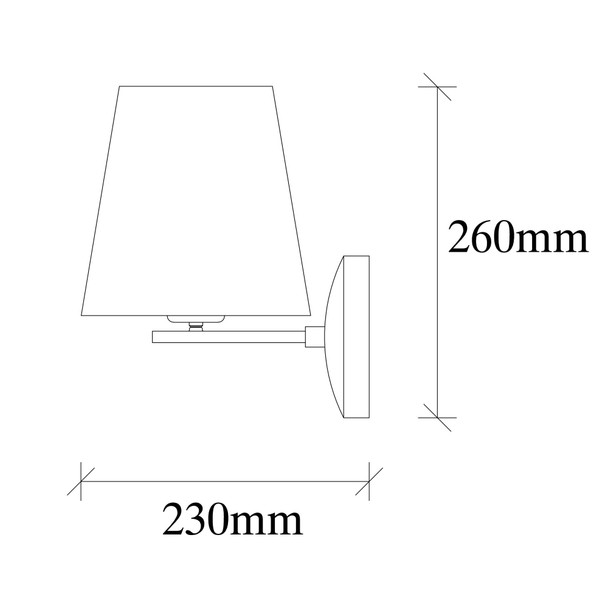 Zidna lampa Profil - 4683