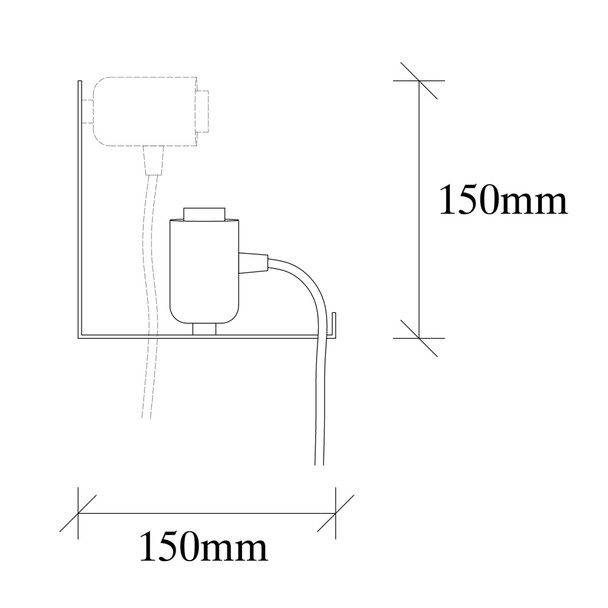 Zidna lampa Tokio - 501-R BIJELA