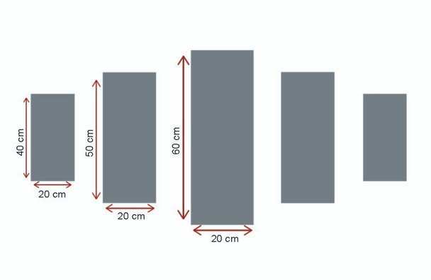 Dekorativna MDF slika (5 komada) 5DMDF-6