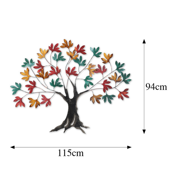 Dekorativni metalni zidni pribor Yggdrasil