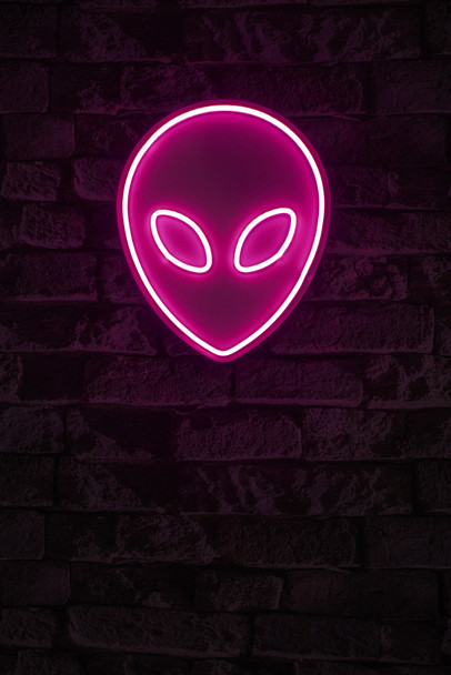 Dekorativna plastična led rasvjeta Alien - Pink