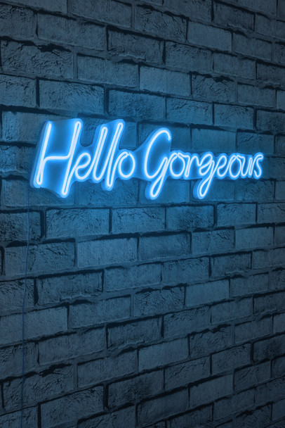 Dekorativna plastična led rasvjeta Hello Gorgeous - Blue