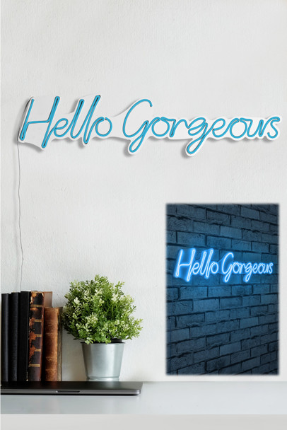 Dekorativna plastična led rasvjeta Hello Gorgeous - Blue