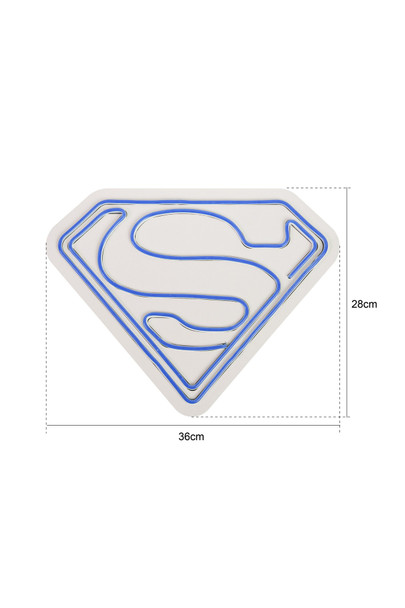 Dekorativna plastična led rasvjeta Superman - Bijeli