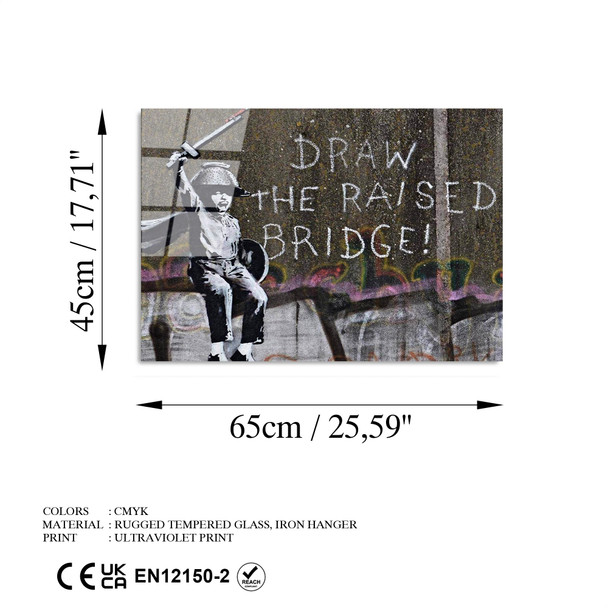 Dekorativna slika od kaljenog stakla UV-484 45 x 65