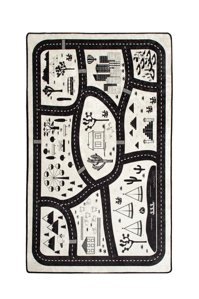Tepih (140 x 190)  Crni grad