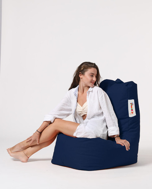 Lazy bag Dijamant - tamnoplava