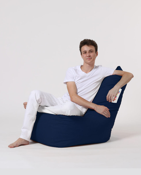 Lazy bag Dijamant - tamnoplava