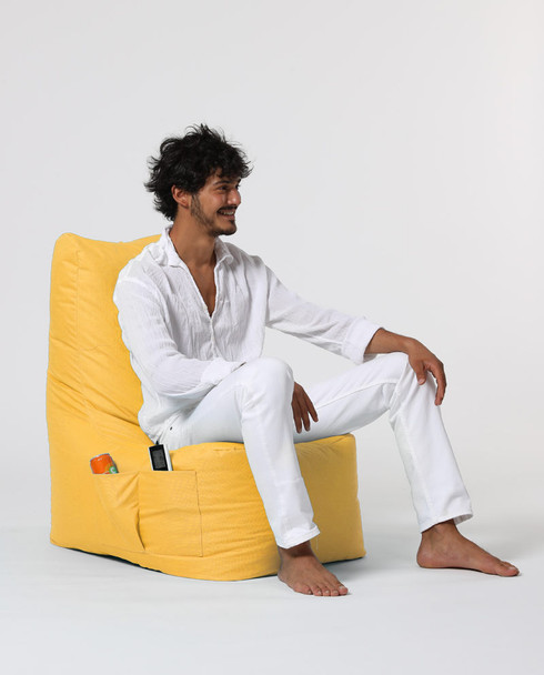 Lazy bag Dijamant - žuti