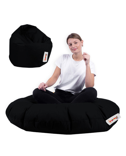 Lazy bag Iyzi 100 jastučić puf - crni