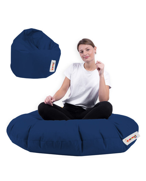 Lazy bag Iyzi 100 jastučić puf - tamnoplava