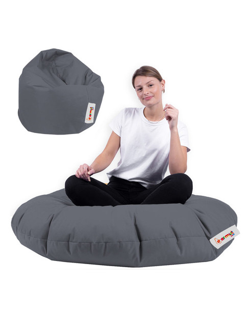 Lazy bag Iyzi 100 Pouf s jastučićima - Fume